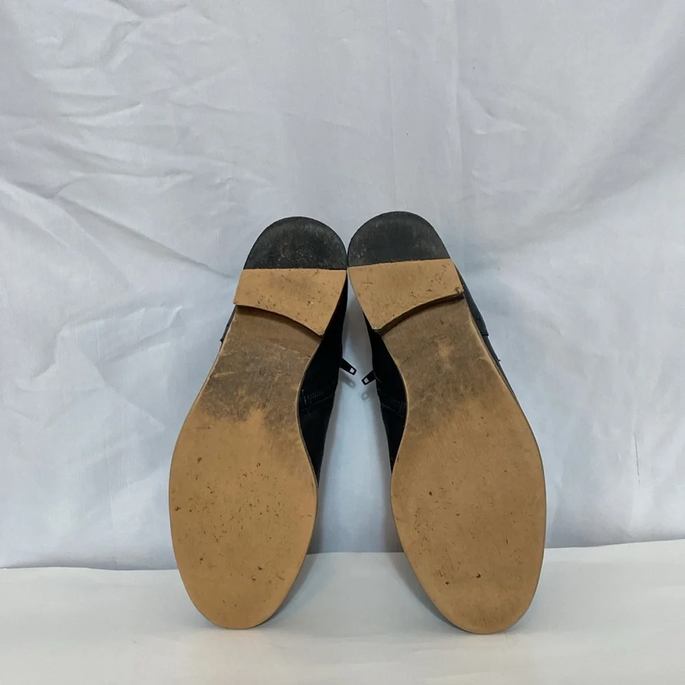 Diva True Black Soft Leather Booties 38/7.5